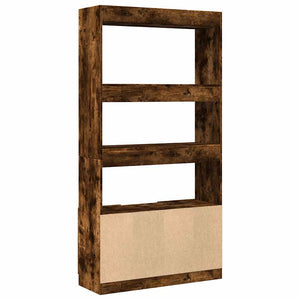 Highboard Räuchereiche 92x33x180 cm