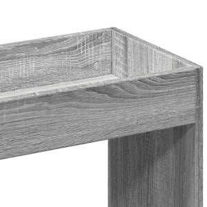 Highboard Grau Sonoma 92x33x180 cm