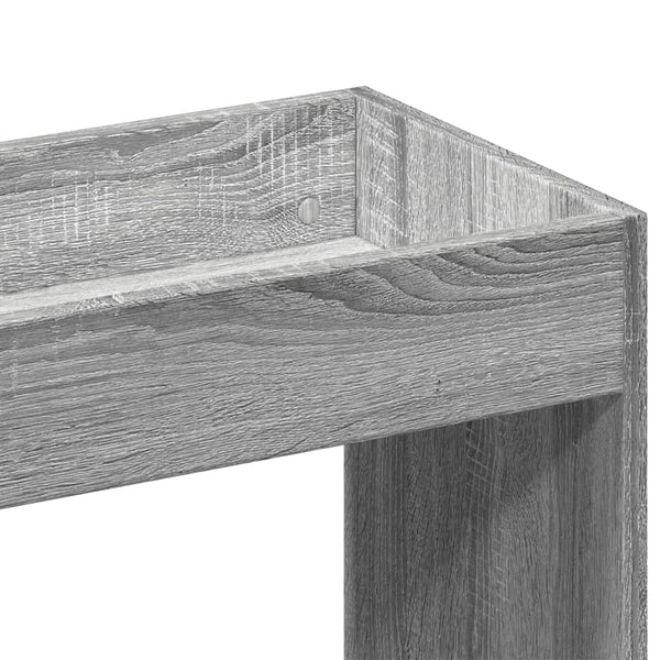 Highboard Grau Sonoma 92x33x180 cm