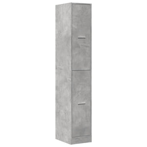 Apothekerschrank Betongrau 30x41x174,5 cm
