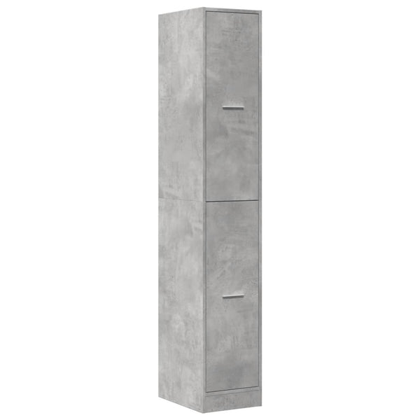 Apothekerschrank Betongrau 30x41x174,5 cm