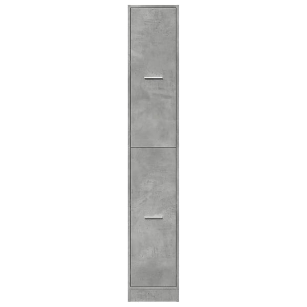 Apothekerschrank Betongrau 30x41x174,5 cm