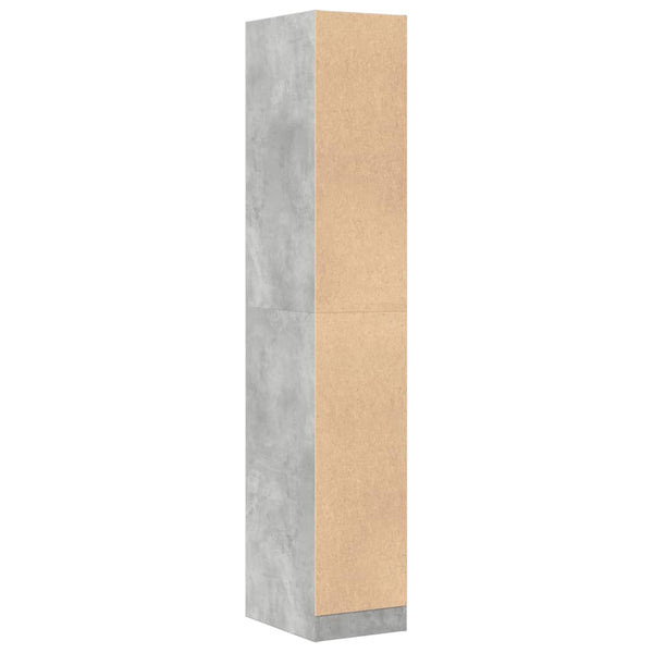 Apothekerschrank Betongrau 30x41x174,5 cm