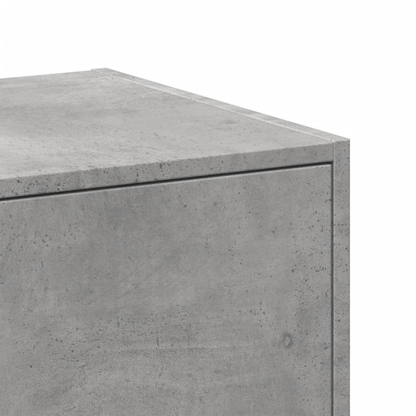 Apothekerschrank Betongrau 30x41x174,5 cm