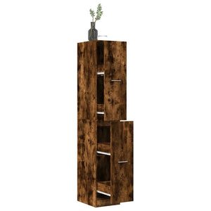 Apothekerschrank Räuchereiche 30x41x174,5 cm