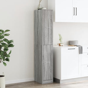 Apothekerschrank Grau Sonoma 30x41x174,5 cm