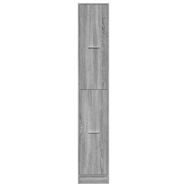 Apothekerschrank Grau Sonoma 30x41x174,5 cm