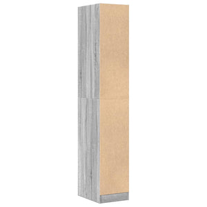 Apothekerschrank Grau Sonoma 30x41x174,5 cm