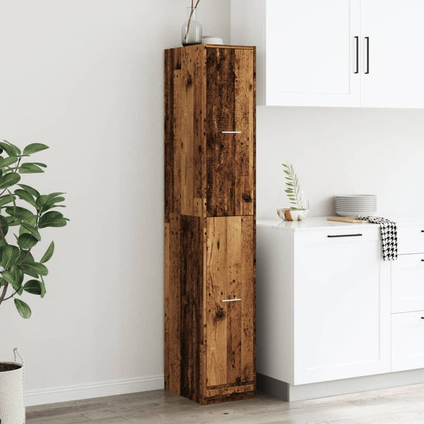 Apothekerschrank Altholz Optik 174,5cm