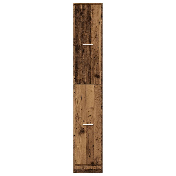 Apothekerschrank Altholz Optik 174,5cm