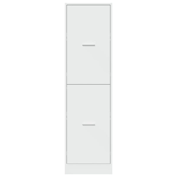 Weißer Apothekerschrank Holz 40x41x144,5 cm