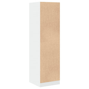 Weißer Apothekerschrank Holz 40x41x144,5 cm