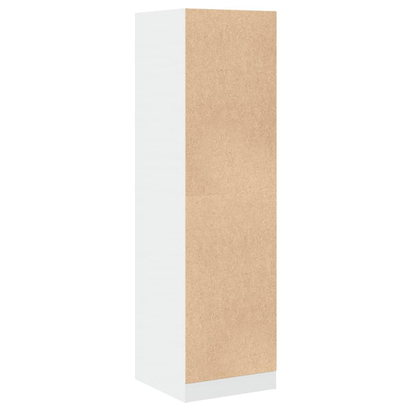 Weißer Apothekerschrank Holz 40x41x144,5 cm