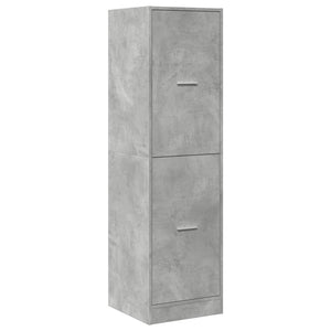 vidaXL Armoire de pharmacie Gris béton 40x41x144,5 cm Bois d'ingénierie