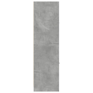 vidaXL Armoire de pharmacie Gris béton 40x41x144,5 cm Bois d'ingénierie