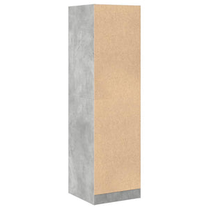 vidaXL Armoire de pharmacie Gris béton 40x41x144,5 cm Bois d'ingénierie