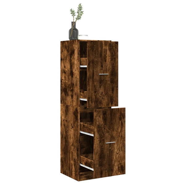 Apothekerschrank Räuchereiche 40x41x144,5 cm