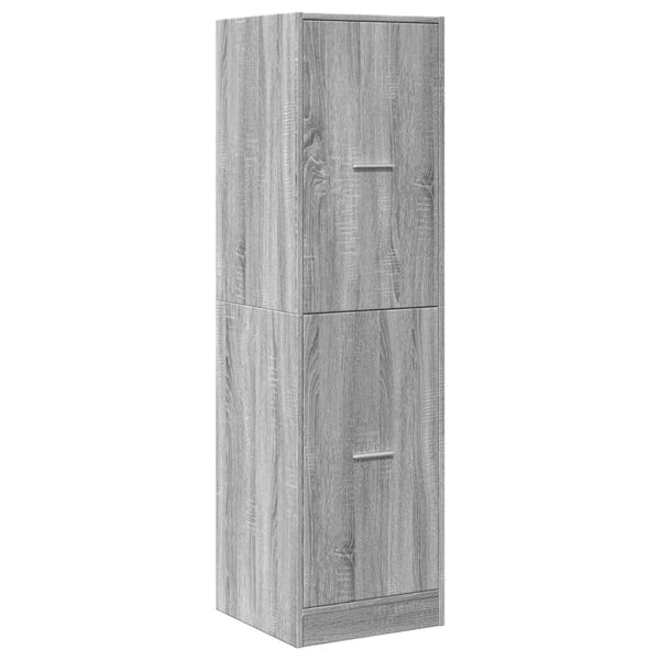 Apothekerschrank Grau Sonoma 40x144,5 cm