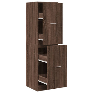 Apothekerschrank Eiche Optik Holz