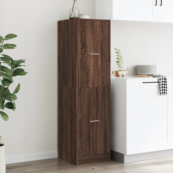 Apothekerschrank Eiche Optik Holz