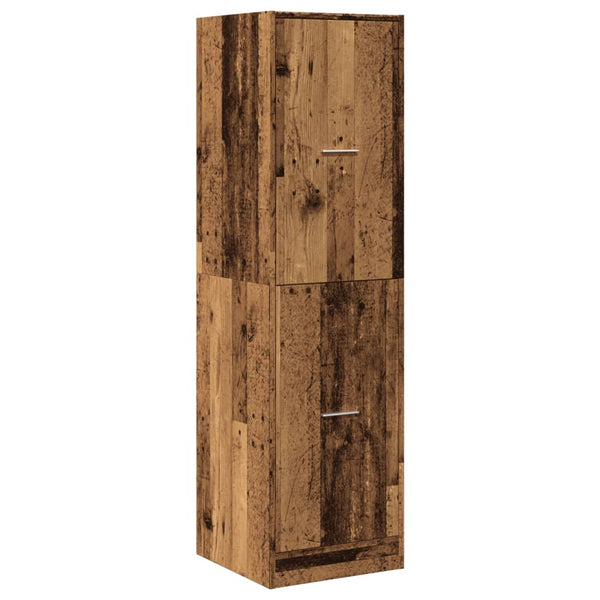 Apothekerschrank Altholz-Optik, 144,5 cm hoch
