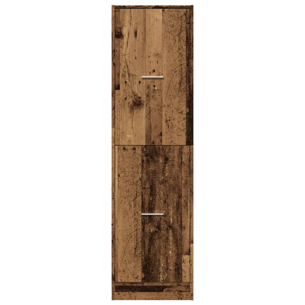 Apothekerschrank Altholz-Optik, 144,5 cm hoch