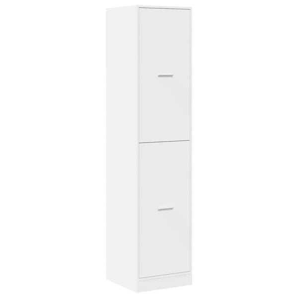 Apothekerschrank Weiß Holz 40x41x174,5 cm