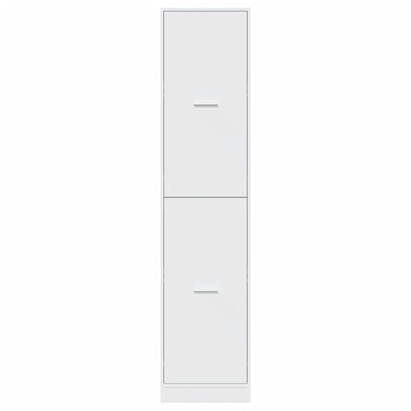 Apothekerschrank Weiß Holz 40x41x174,5 cm