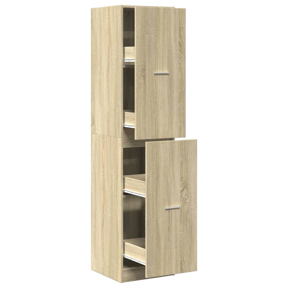 vidaXL Armoire de pharmacien Chêne Sonoma 40x41x174,5 cm Bois d'ingénierie