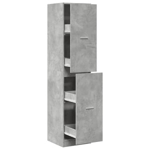 Apothekerschrank Betongrau 40x41x174,5 cm