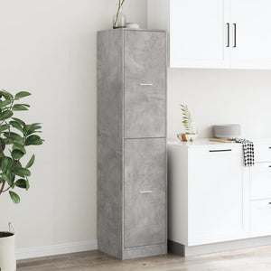 Apothekerschrank Betongrau 40x41x174,5 cm