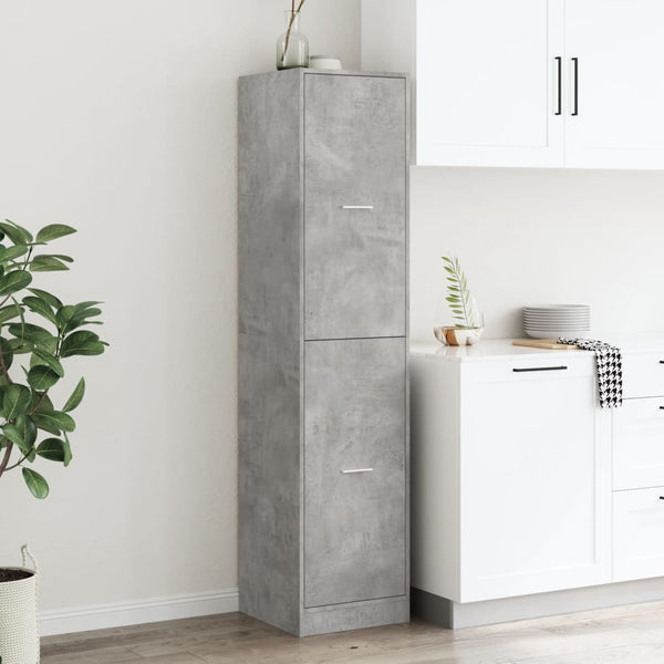 Apothekerschrank Betongrau 40x41x174,5 cm