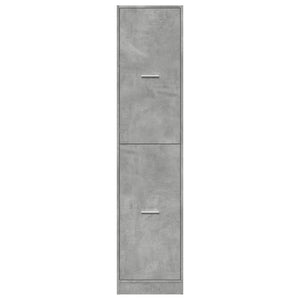 Apothekerschrank Betongrau 40x41x174,5 cm