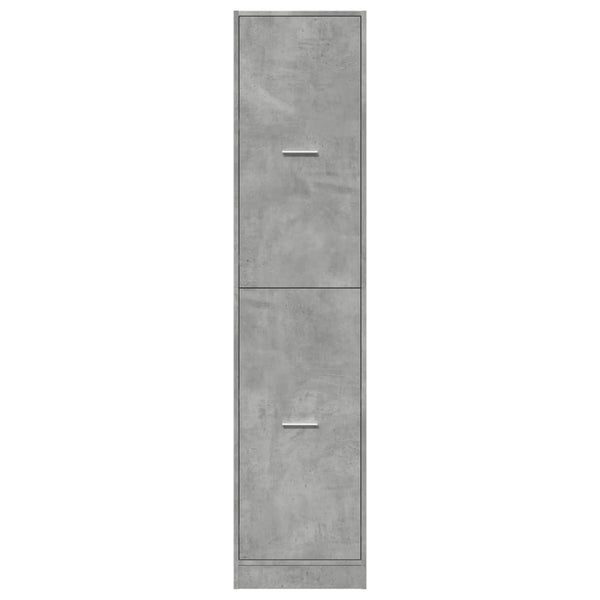 Apothekerschrank Betongrau 40x41x174,5 cm