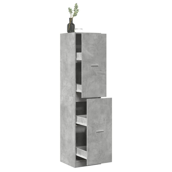 Apothekerschrank Betongrau 40x41x174,5 cm