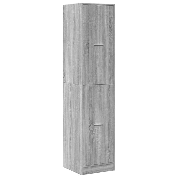 Apothekerschrank Grau Sonoma 40x41x174,5 cm
