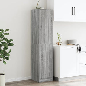 Apothekerschrank Grau Sonoma 40x41x174,5 cm