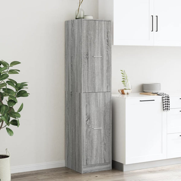 Apothekerschrank Grau Sonoma 40x41x174,5 cm
