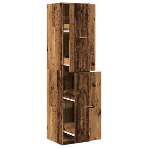 Apothekerschrank Altholz-Optik, 174,5 cm