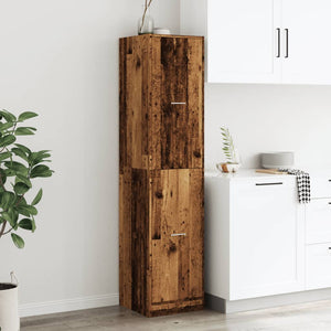 Apothekerschrank Altholz-Optik, 174,5 cm