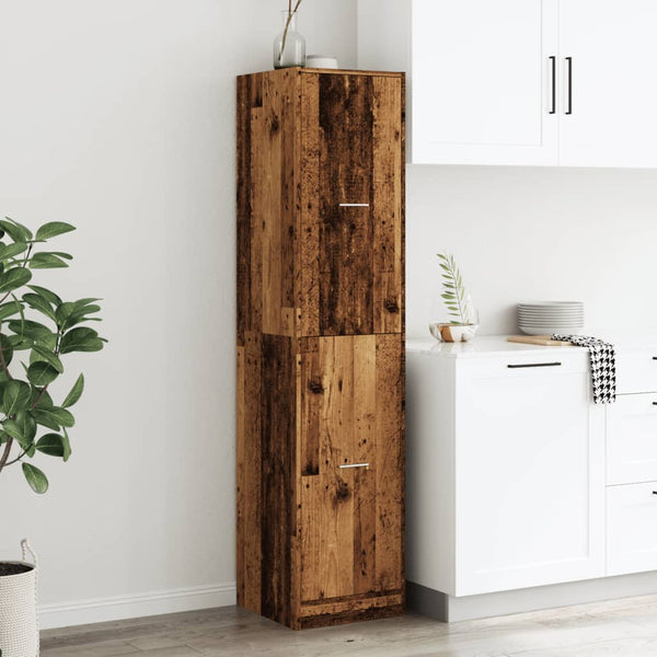 Apothekerschrank Altholz-Optik, 174,5 cm