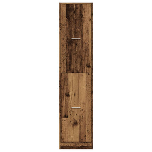Apothekerschrank Altholz-Optik, 174,5 cm