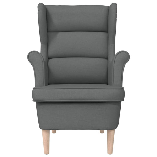 Dunkelgrauer Stoff Sessel