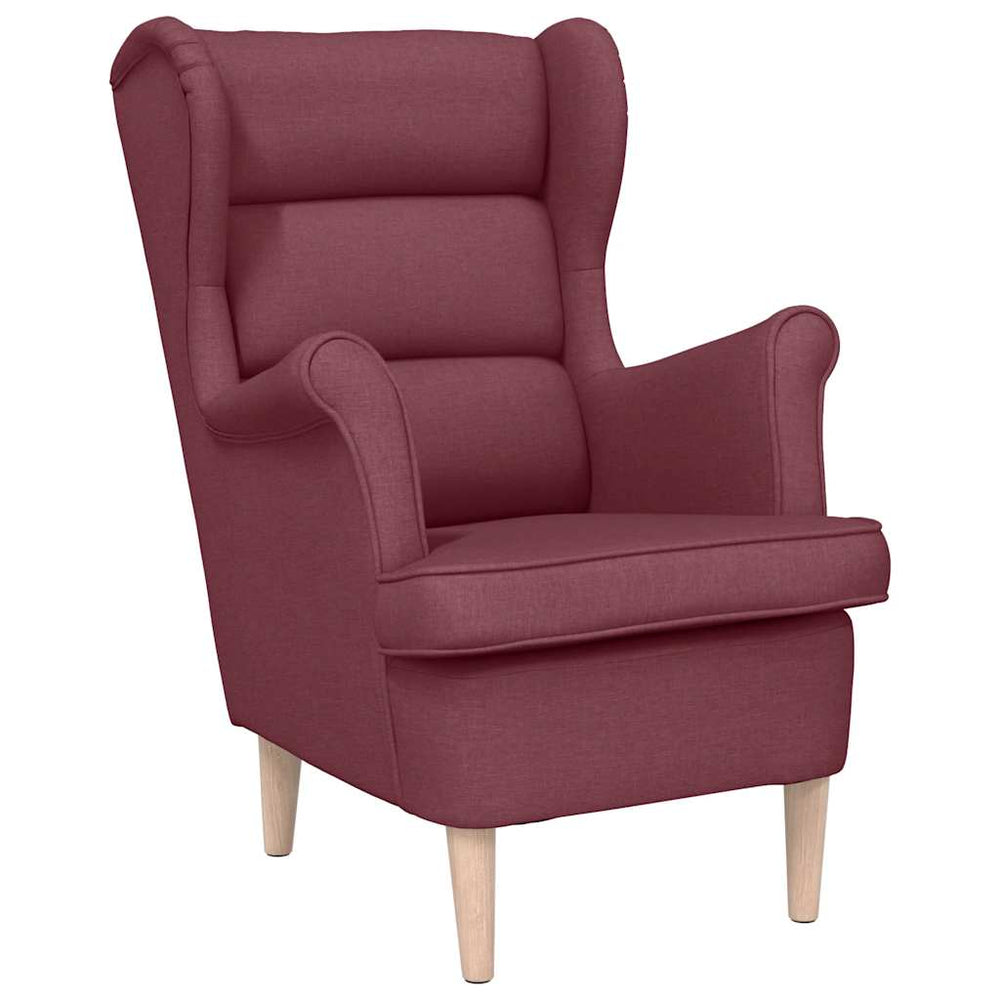 vidaXL Armchair Burgundy 74x84x100 cm Fabric