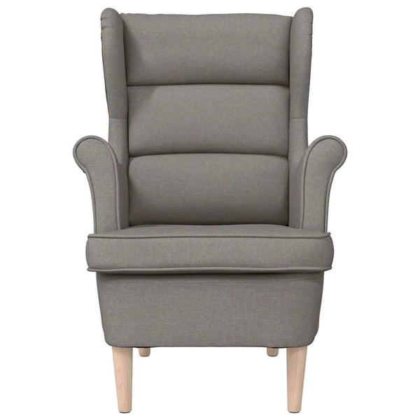 Sessel Taupe Stoff 74x84x100 cm