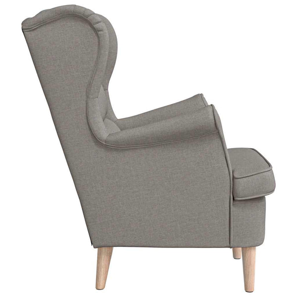 Sessel Taupe Stoff 74x84x100 cm