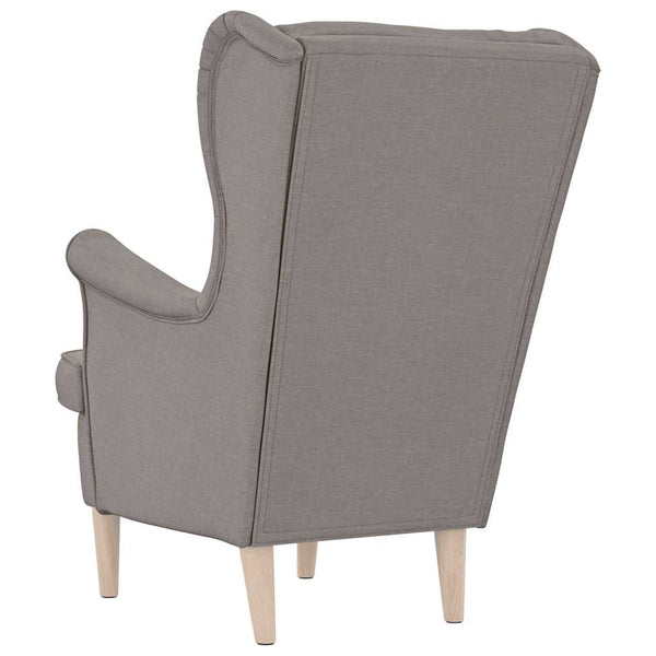 Sessel Taupe Stoff 74x84x100 cm