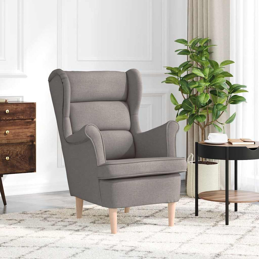 vidaXL Armchair Taupe 74x84x100 cm Fabric