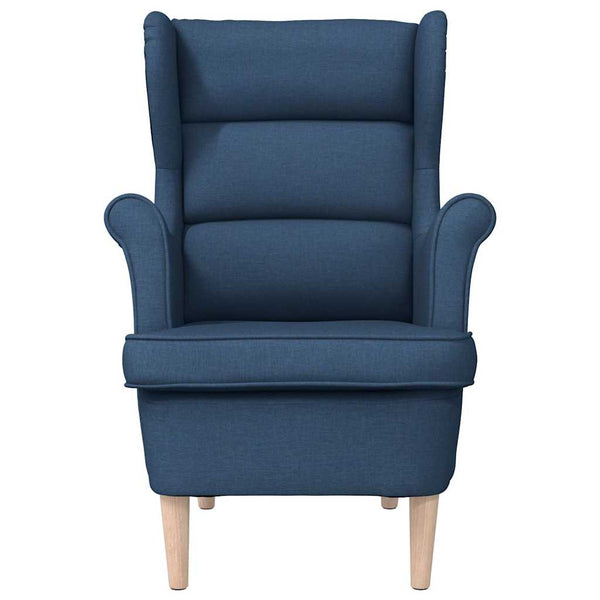 Blauer Stoff Sessel 74x84x100 cm