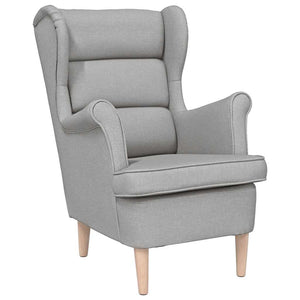 Sessel Wolkengrau Stoff 74x84x100 cm